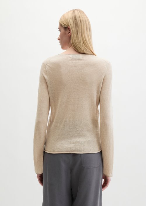 Linen sweater regular — Sandpaper