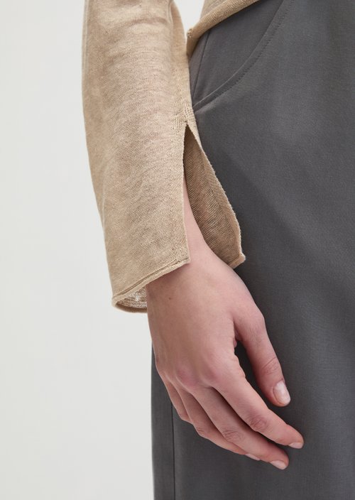 Linen sweater regular — Sandpaper
