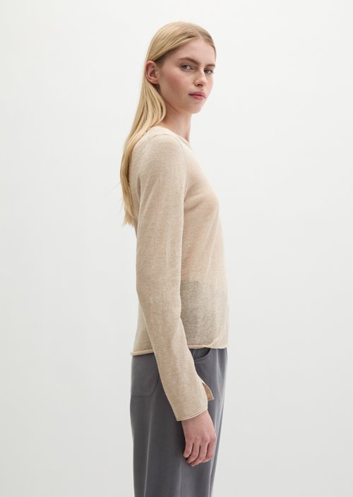Linen sweater regular — Sandpaper