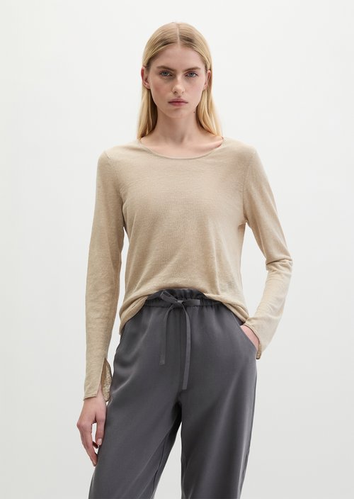 Linen sweater regular — Sandpaper