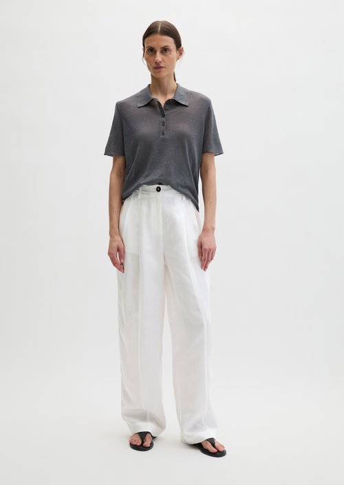 Regular knit polo shirt — Oxide Grey