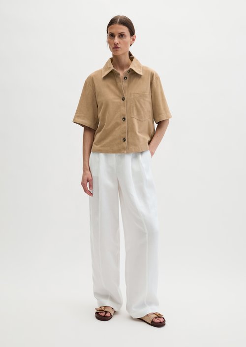 Leather shirt regular — Sandpaper