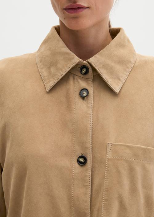 Chemise en cuir regular Sandpaper en vue détaillée