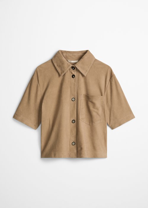 Leather shirt regular — Sandpaper