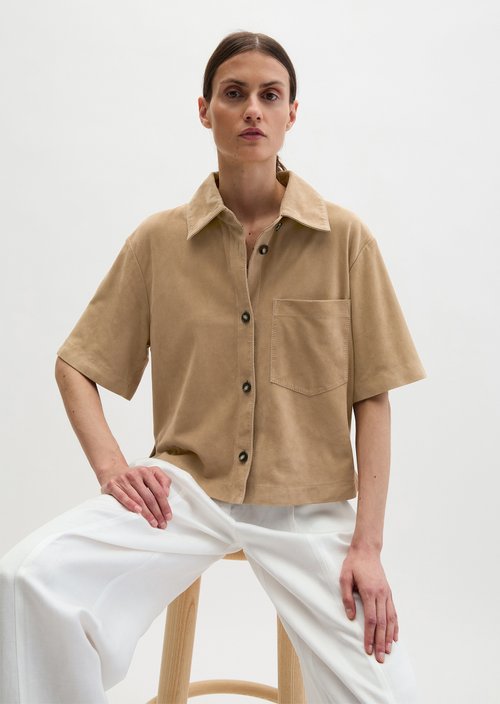 Leather shirt regular — Sandpaper