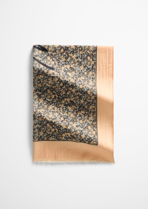 Schal mit Allover-Print — Medium Red