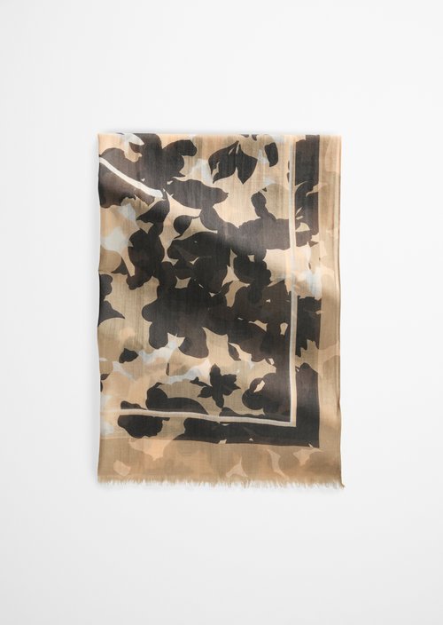 Schal mit Allover-Print — Light Pink