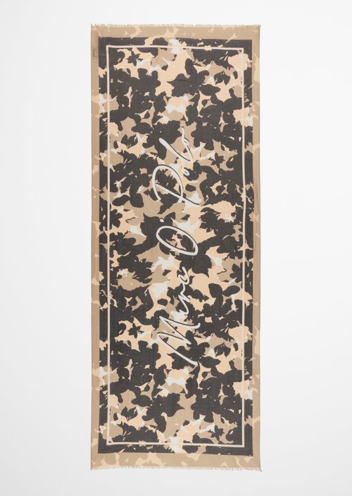 Schal mit Allover-Print — Light Pink