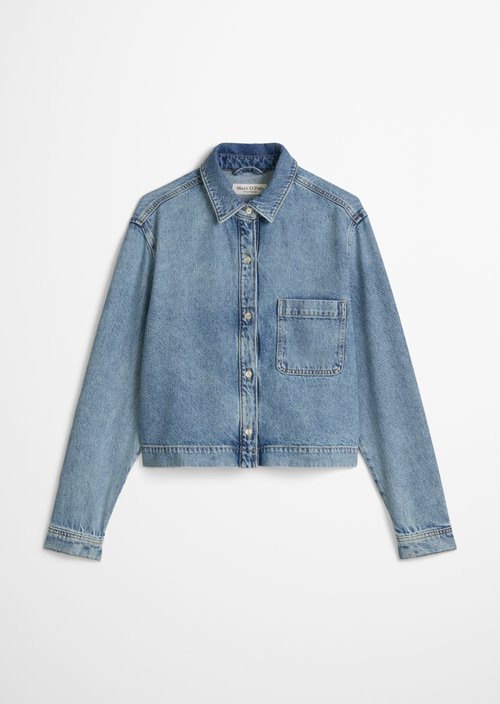 Relaxed denim blouse — Light Blue