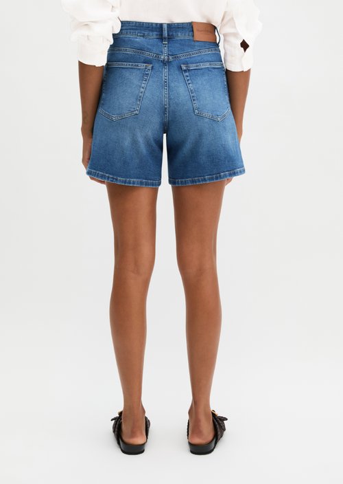 Regular denim shorts — Dark Blue