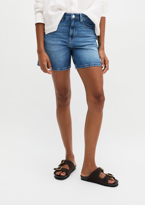 Regular denim shorts — Dark Blue