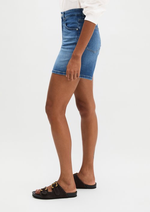 Regular denim shorts — Dark Blue