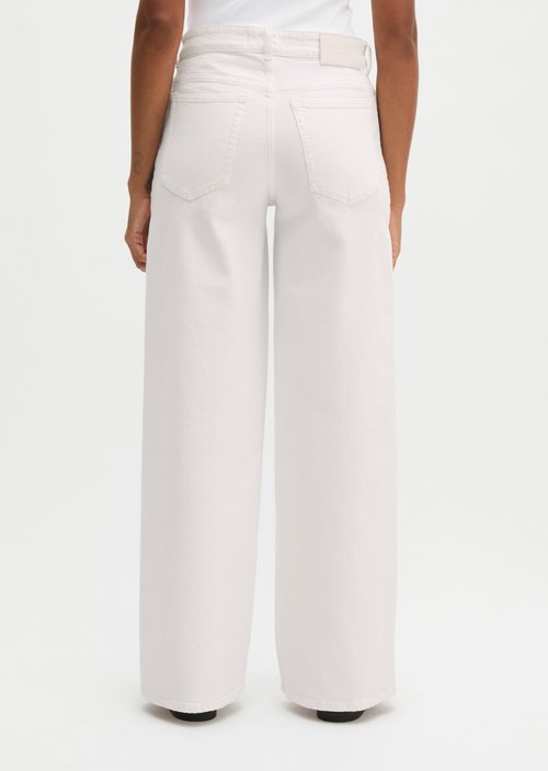 Jeans model Astrid wide — White