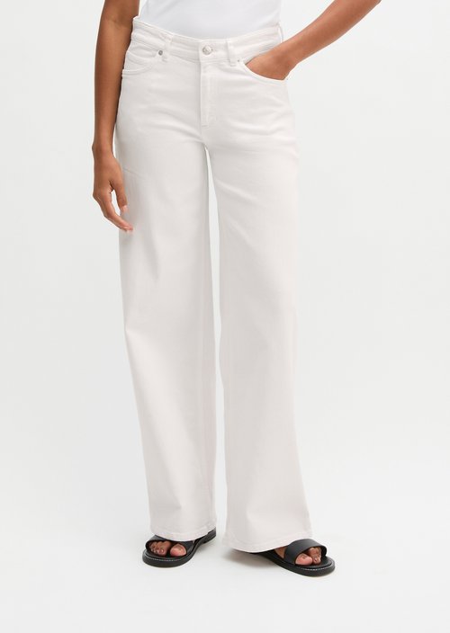 Jeans model Astrid wide — White
