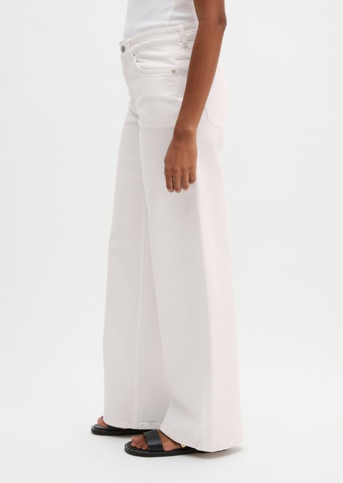 Jeans model Astrid wide — White