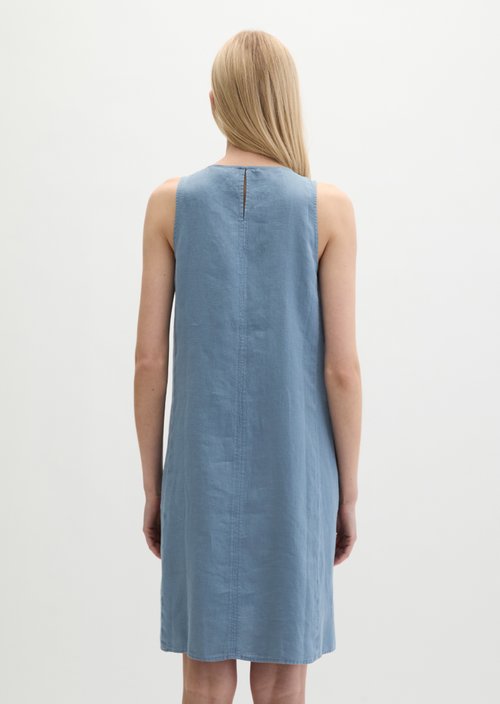 Linen sheath dress shaped — Bright Sea