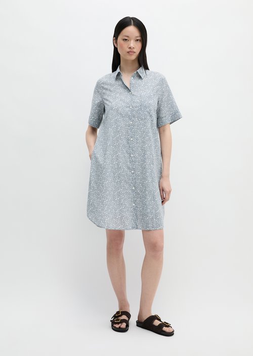 Loose shirt dress — Medium Blue