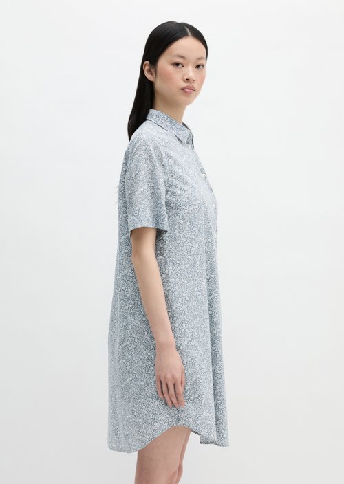Loose shirt dress — Medium Blue