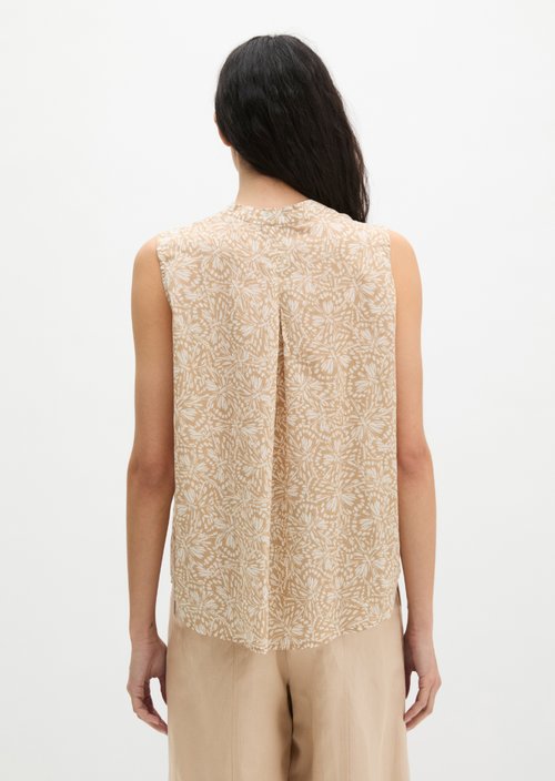 Sleeveless blouse loose — Medium Brown (alternate view)