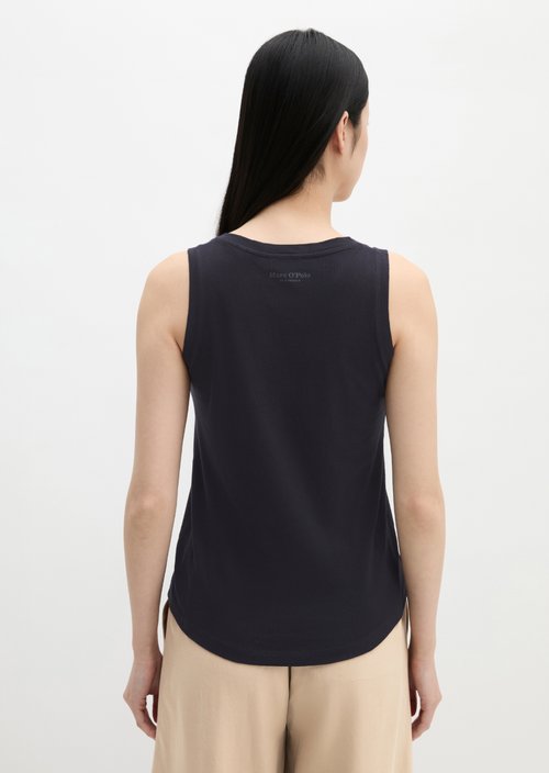 Regular sleeveless T-shirt — Medium Blue 4800