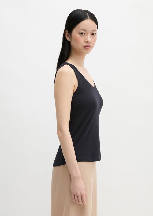 Regular sleeveless T-shirt — Medium Blue 4800