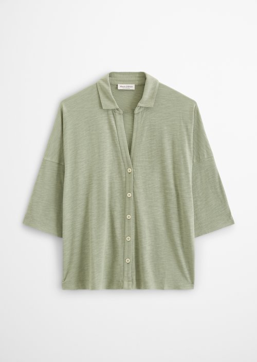 Regular jersey blouse — Fresh Sage