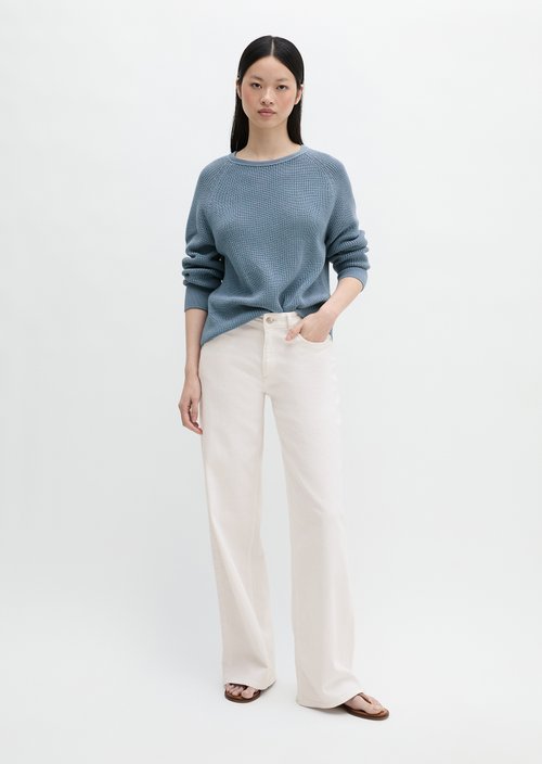 Round neck sweater loose — Fall Sky