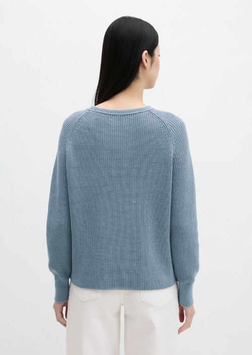 Round neck sweater loose — Fall Sky
