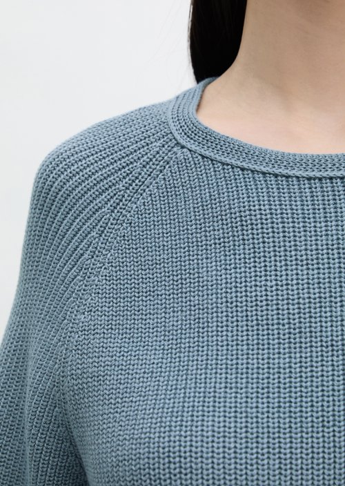 Round neck sweater loose — Fall Sky