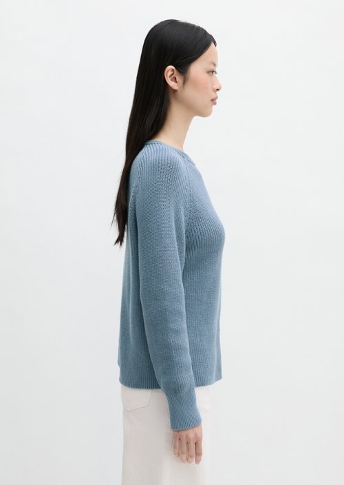 Round neck sweater loose — Fall Sky