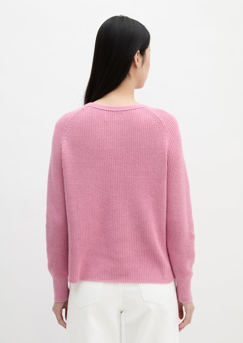 Round neck sweater loose — Mellow Rose