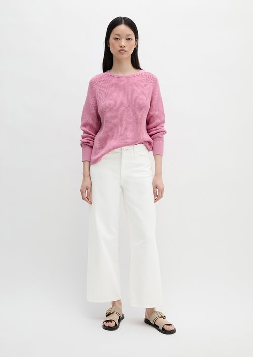 Round neck sweater loose — Mellow Rose
