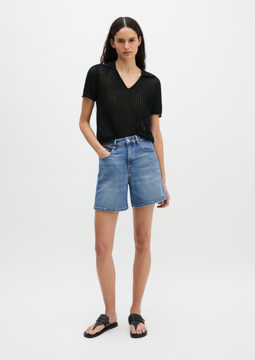 Regular denim shorts — Light Blue