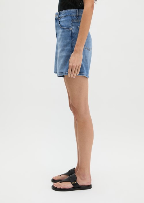 Regular denim shorts — Light Blue