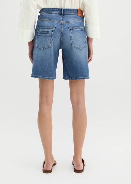 Loose denim shorts — Light Blue