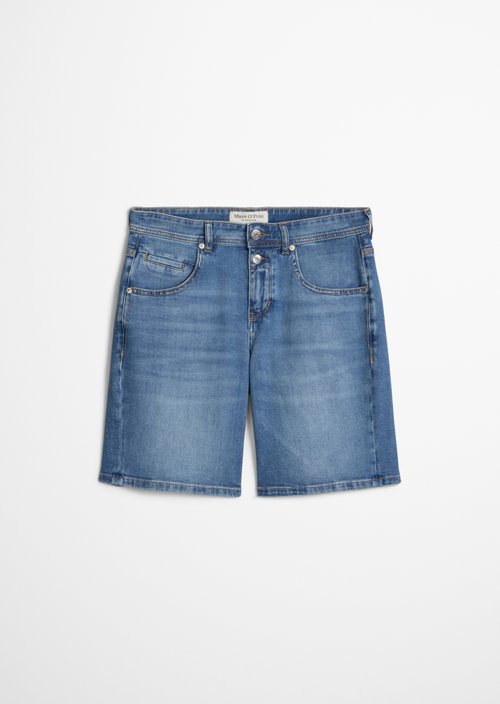 Loose denim shorts — Light Blue