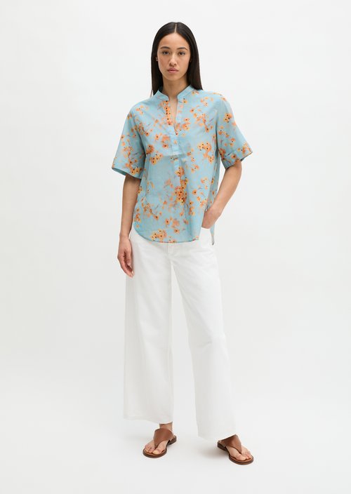 Relaxed blouse — Medium Blue