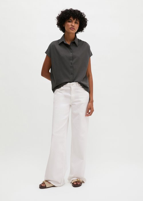 Jersey blouse wide — Oxide Grey