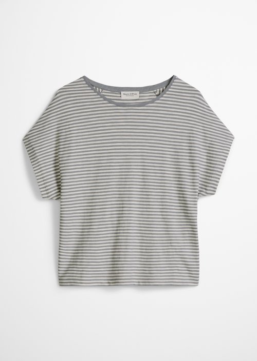 Regular striped T-shirt — Aqua