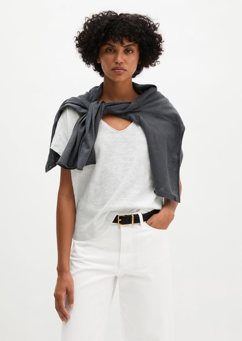 T-shirt loose — White