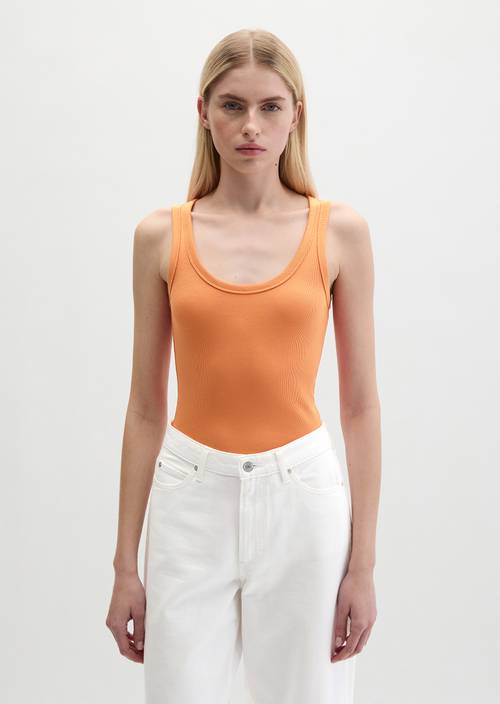 Débardeur regular Warm Orange en vue de face