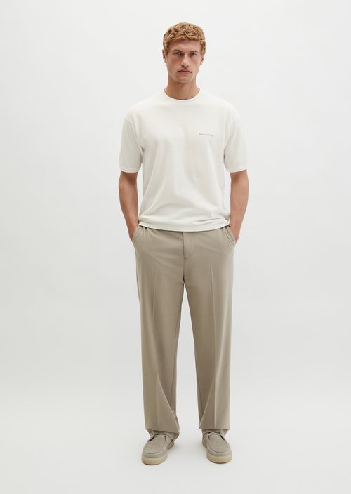 Fine knit shirt DFB Travel Collection — Silky White
