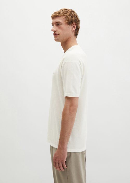Fine knit shirt DFB Travel Collection — Silky White