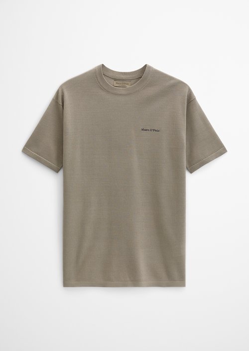 Fine knit shirt DFB Travel Collection — Frozen Taupe