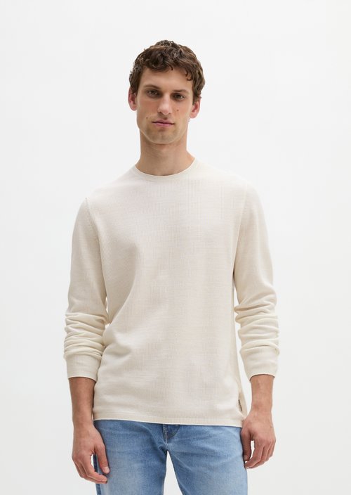 Sweater regular — White Cotton