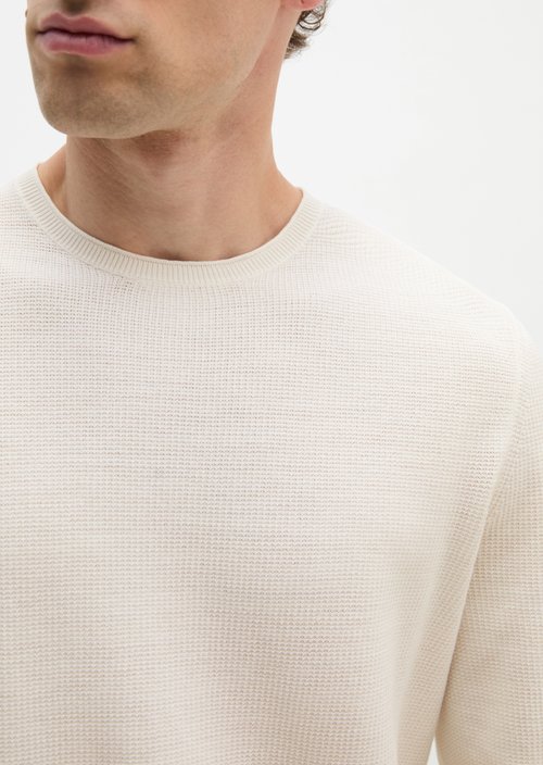 Sweater regular — White Cotton