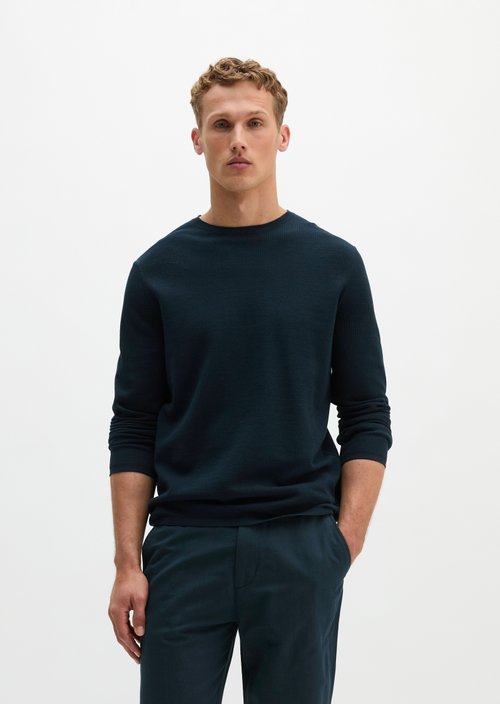 Sweater regular — Dark Navy