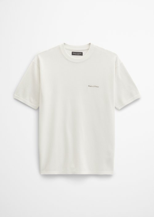 Travel Collection short-sleeved sweater — Silky White