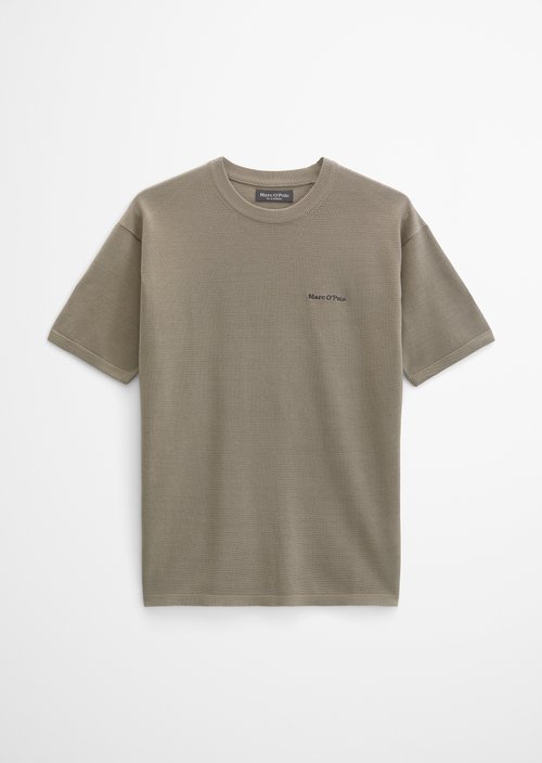 Travel Collection short-sleeved sweater — Frozen Taupe