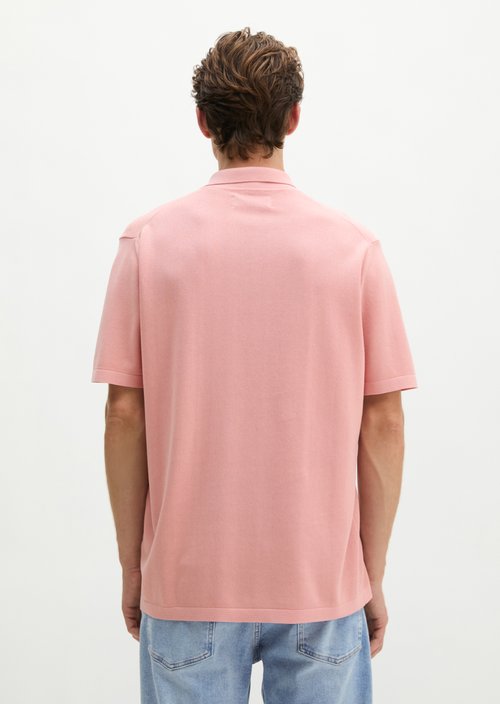 Regular knit polo shirt — Rose Mauve